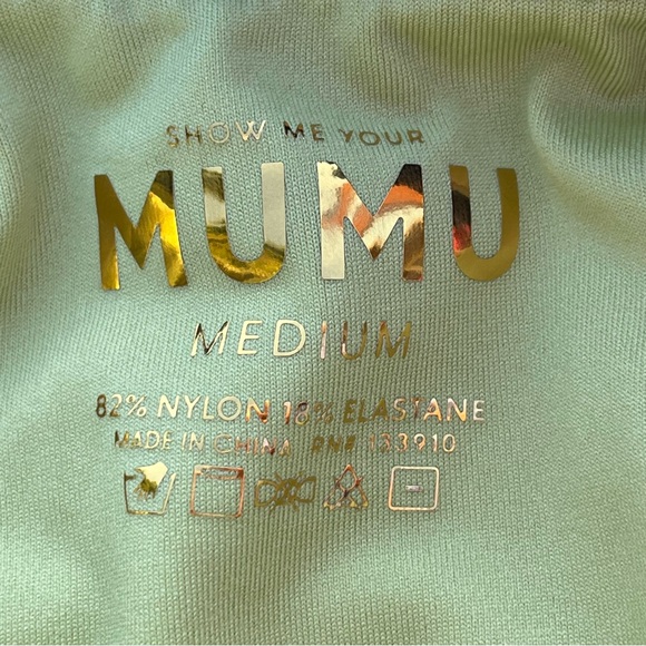 Show Me Your Mumu Retro Floral Halter Swimsuit - Size Medium - Picture 5 of 6